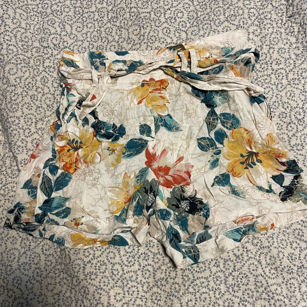 Maurices High Waist Floral Women's Shorts - Multicolor
